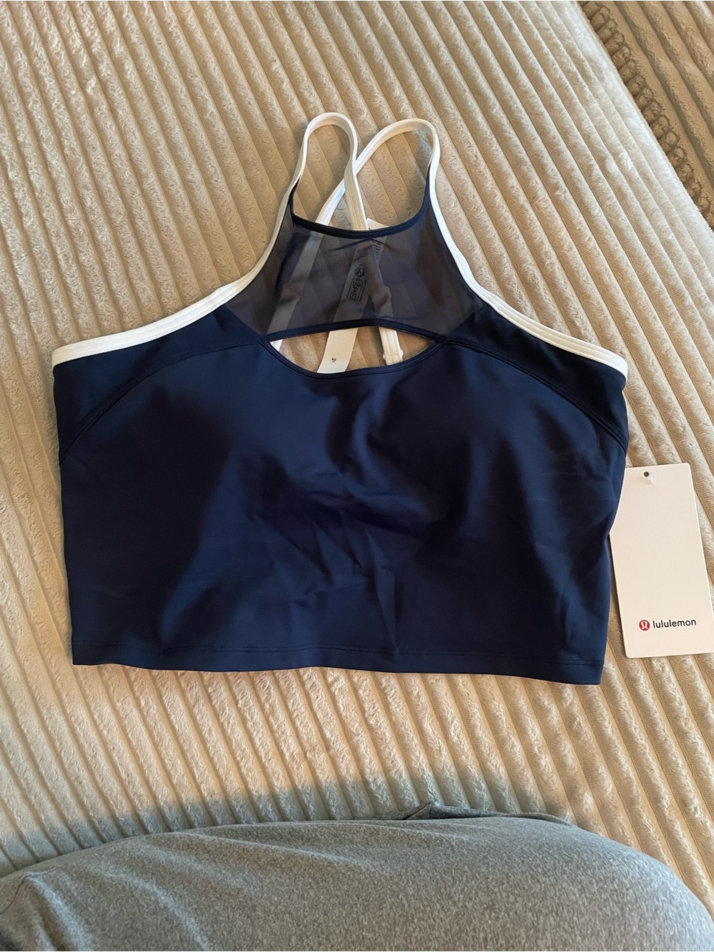 Lululemon Ace Advantage Mesh-Panel Tennis Tank Size Large